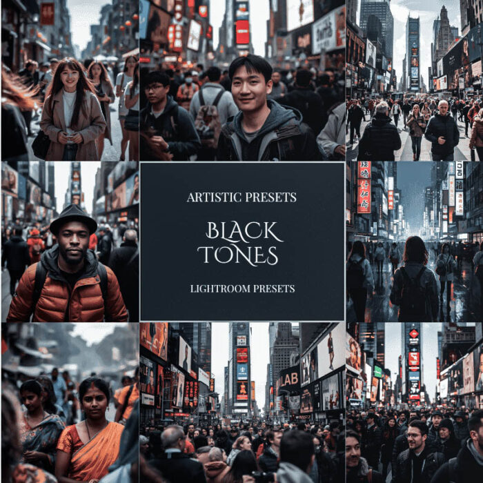 Black Tones Lightroom Presets